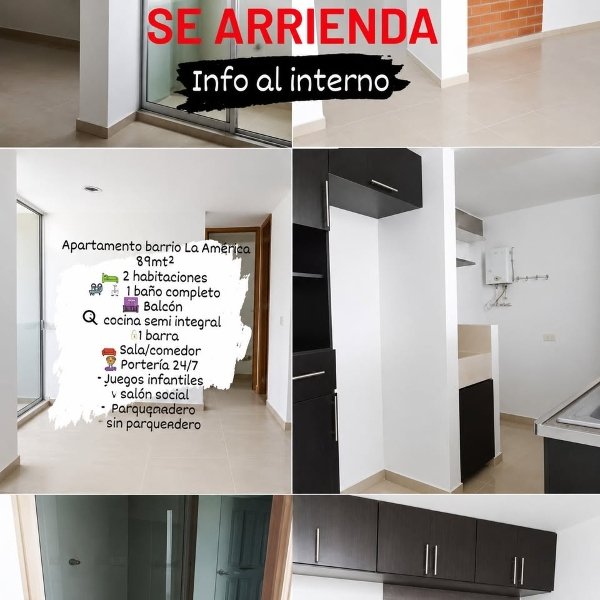Apartamento en Arriendo en La America